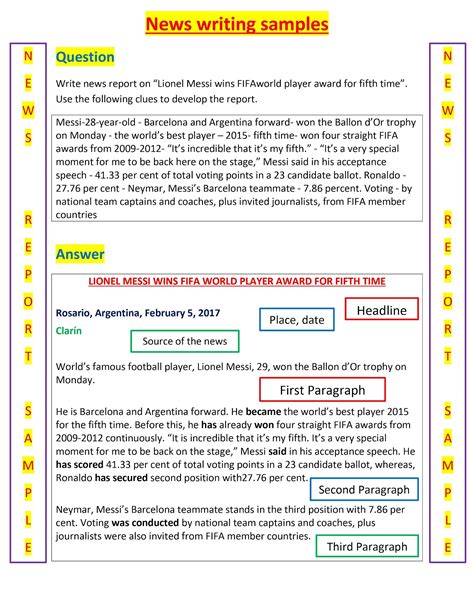 what is the news report about|The Writing Center .